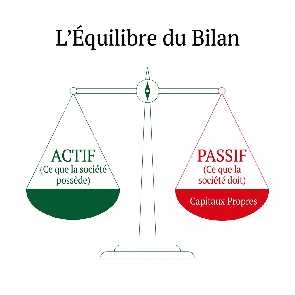 L'équilibre du bilan comptable