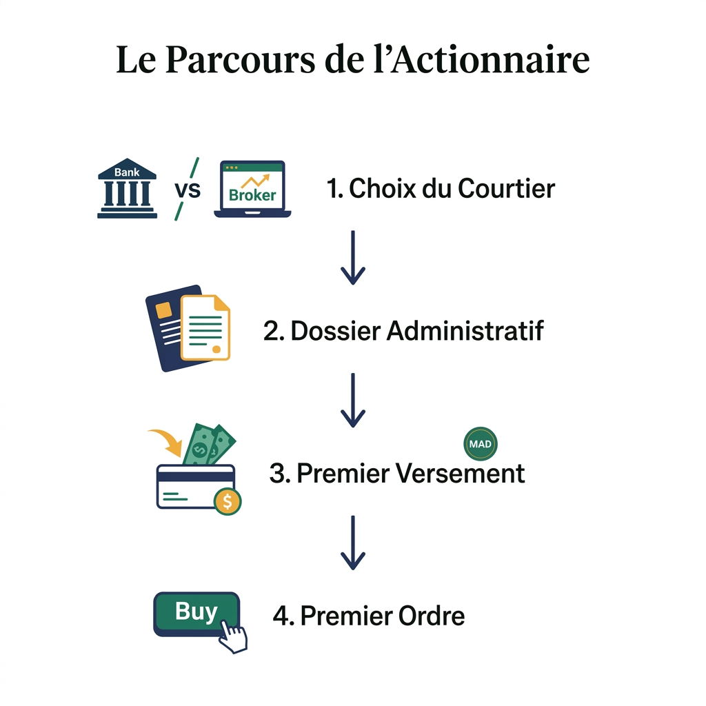 Étapes d'ouverture d'un compte titres au Maroc