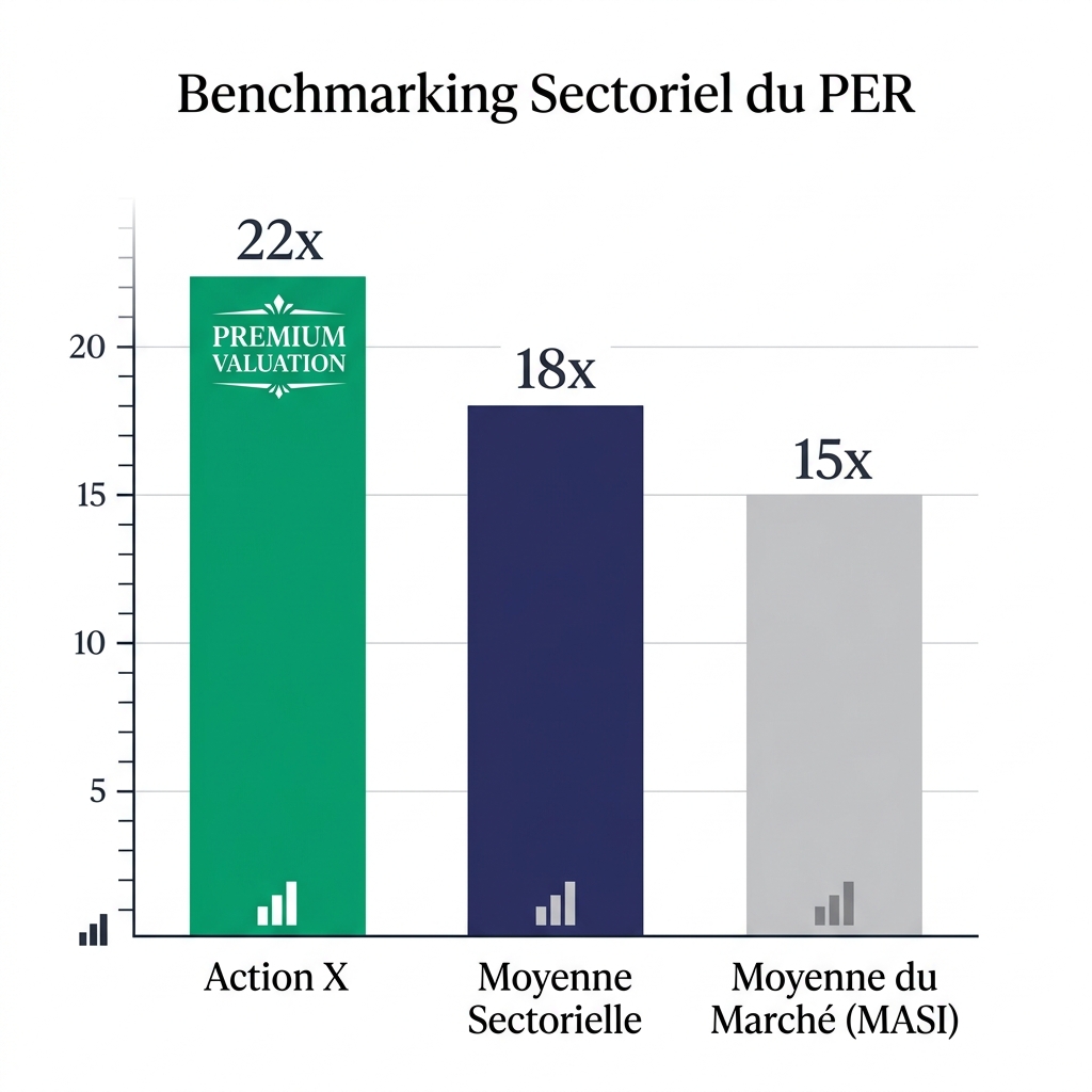 Benchmarking sectoriel du PER : Entreprise vs Secteur vs Marché