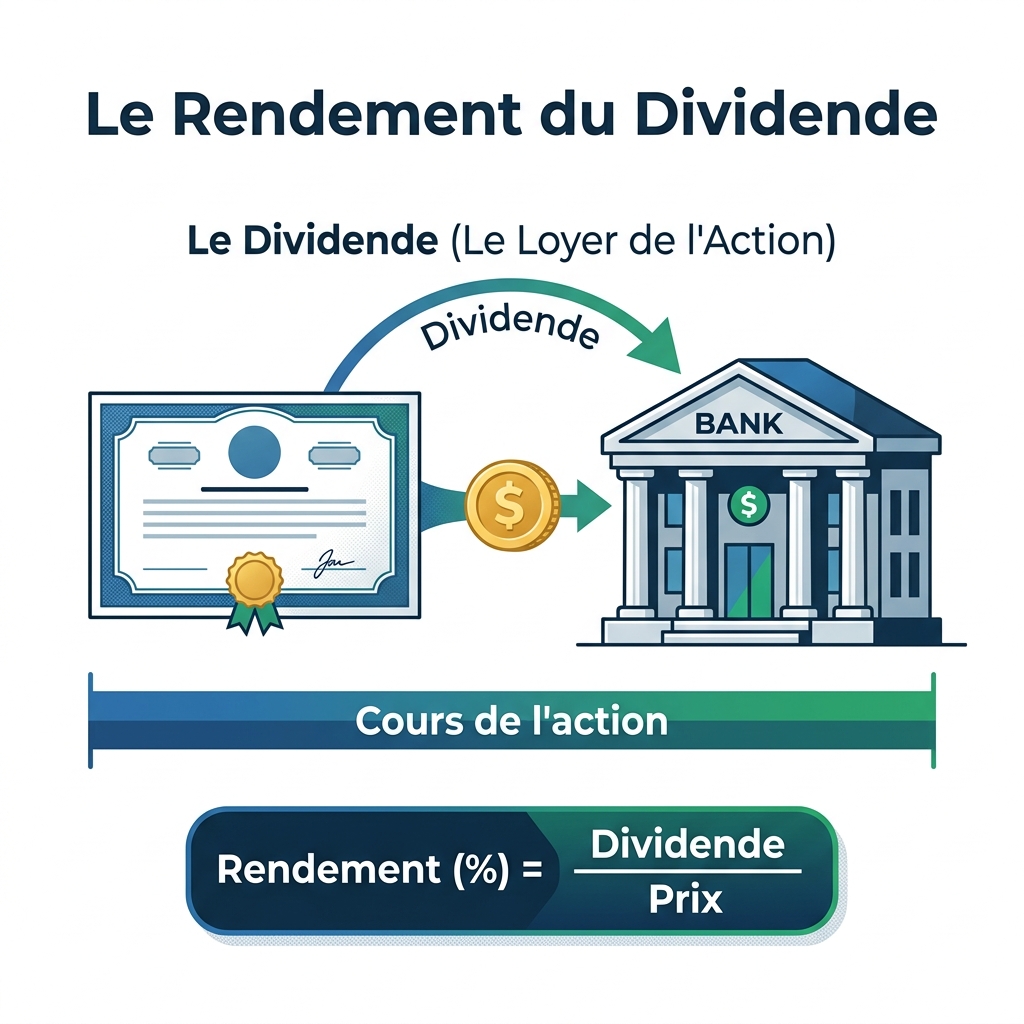 Infographie Rendement Dividende